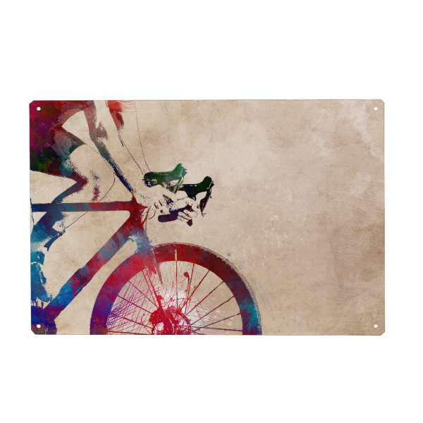 Holzbild "My bike" artboxONE - Sport,Sport / Motivation - Sport,Cycling,Cycler,Cyclist,Bicycle,Active,Sports,Tourdefrance,Digital art,Player