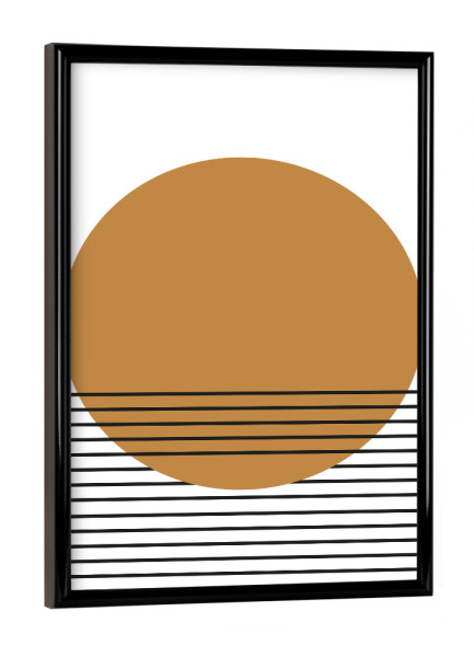 Poster mit schwarzem Rahmen "Mid Century study no.twentythree" artboxONE - Abstrakt,Geometrie