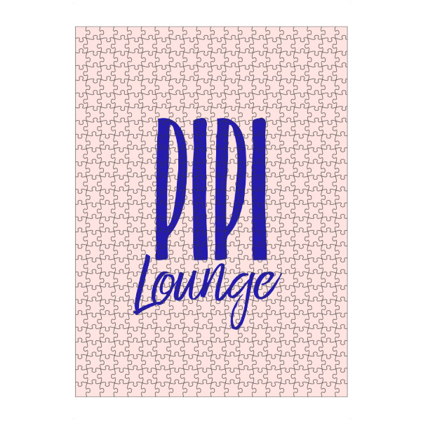 Puzzle Ravensburger "Pipi Lounge - bunt" artboxONE - Typografie,Menschen,Männer,Lustig