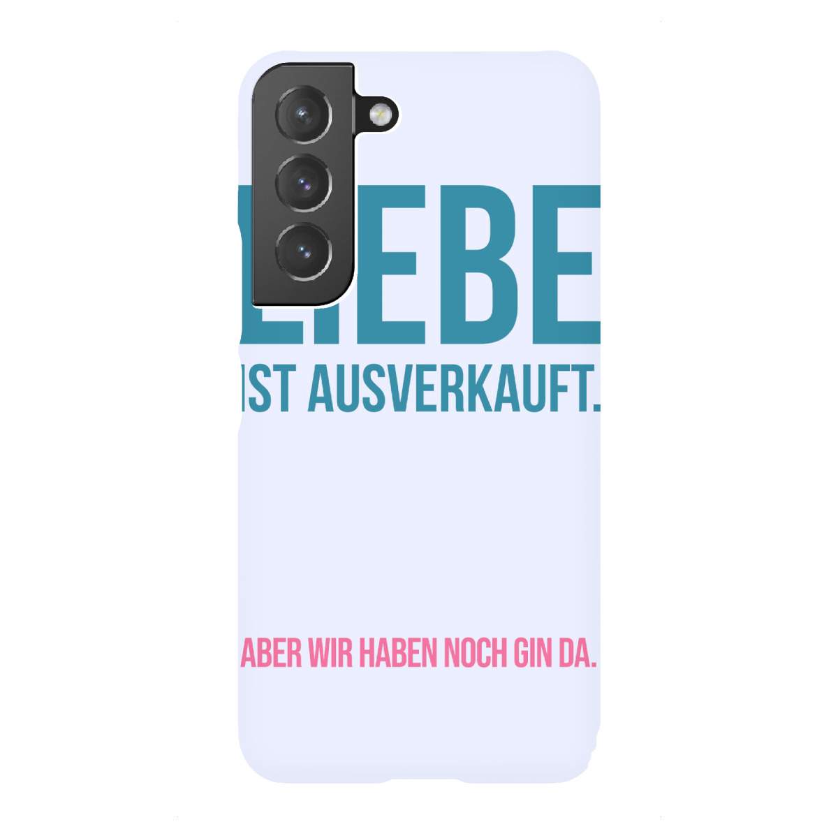 "Liebe ist ausverkauft - bunt"für Samsung Galaxy - Premium-Case Handyhülle artboxONE