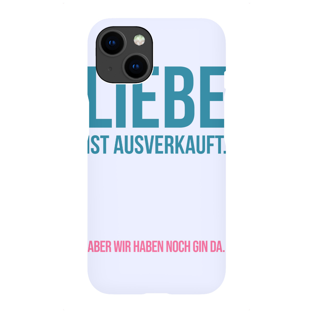 iPhone "Liebe ist ausverkauft - bunt" Premium-Case Handyhülle artboxONE