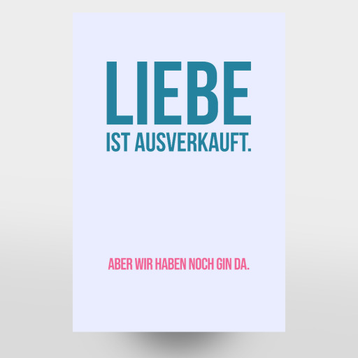 Liebe ist ausverkauft - bunt