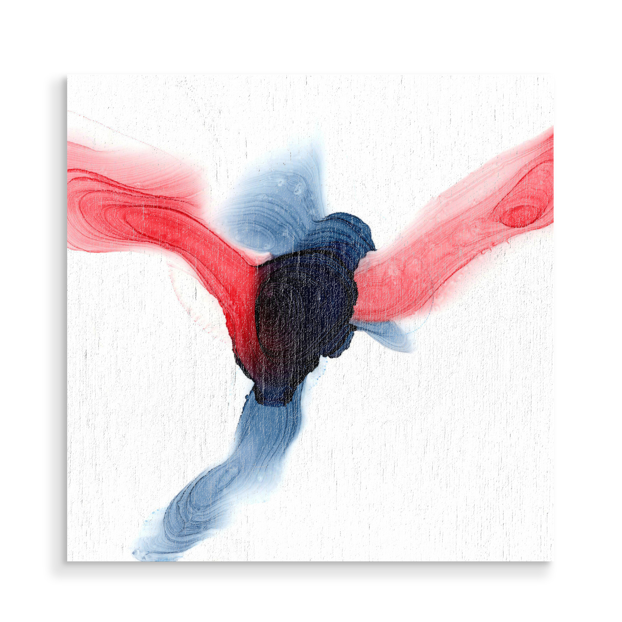 Holzbild "Vogel Bunt" artboxONE - Abstrakt