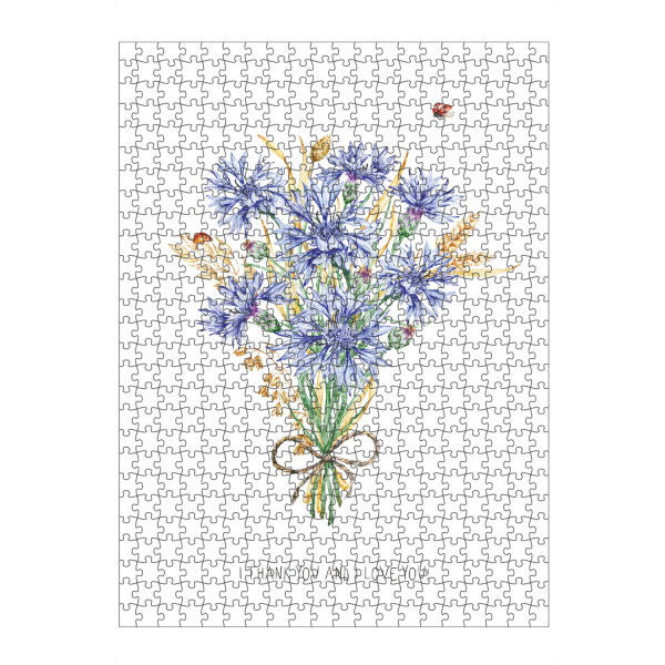 Puzzle Ravensburger "Wildflowers for you!" artboxONE - Natur,Floral,Liebe,Für Mama