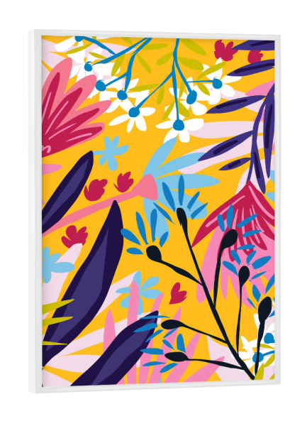 Poster mit weißem Rahmen "The Garden of My Mind" artboxONE - Floral