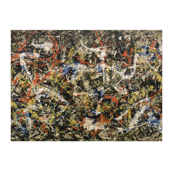 artboxONE Puzzle "Convergence" artboxONE - Abstrakt - Jackson pollock,Abstract,Abstrakt,Malerei,Gemälde,Kunst,Art,Bunt,Colorful