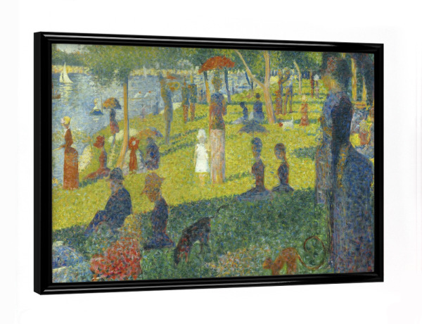 Poster mit schwarzem Rahmen "Insel La Grande Jatte" artboxONE - Natur,Menschen