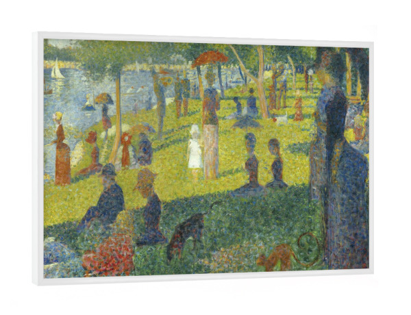 Poster mit weißem Rahmen "Insel La Grande Jatte" artboxONE - Natur,Menschen