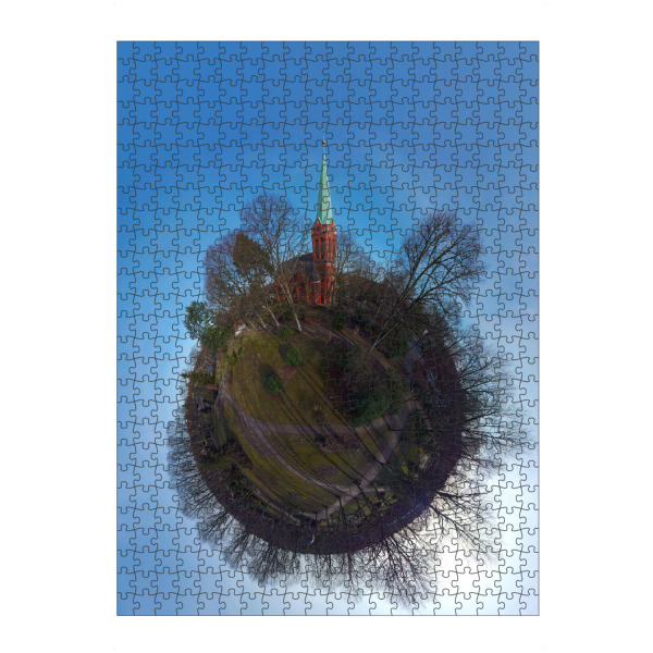 artboxONE Puzzle "HH-Lohbrügge Park Erlöserkirche" artboxONE - Städte,Städte / Hamburg,Reise,Architektur,Reise / Länder