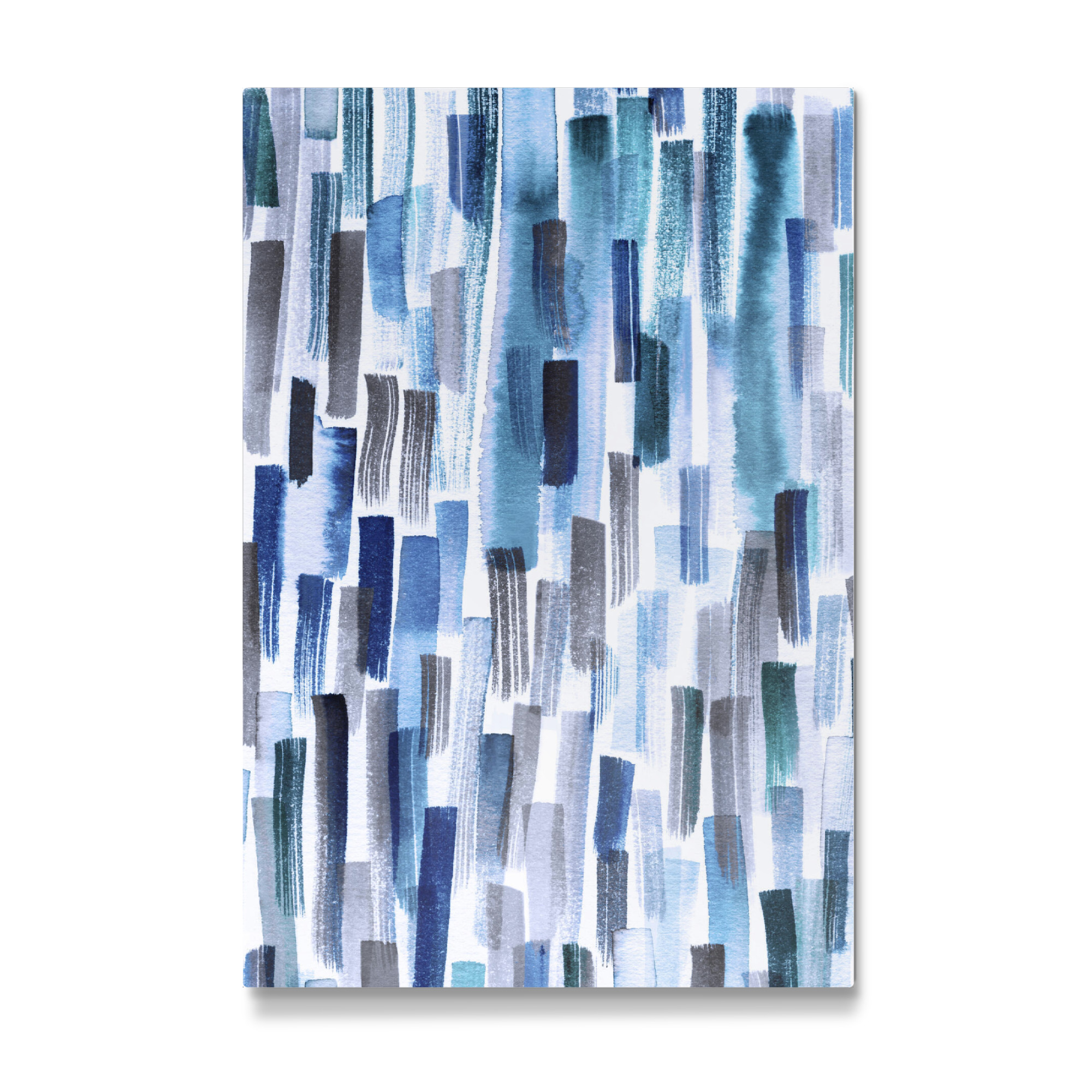 Galerie-Print "Colorful Brushstrokes Indigo" 75x50 cm artboxONE