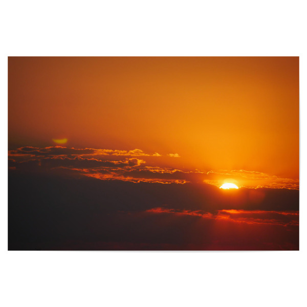 Poster 30x20 cm "Roter Abschied" artboxONE - Natur,Reise / Afrika