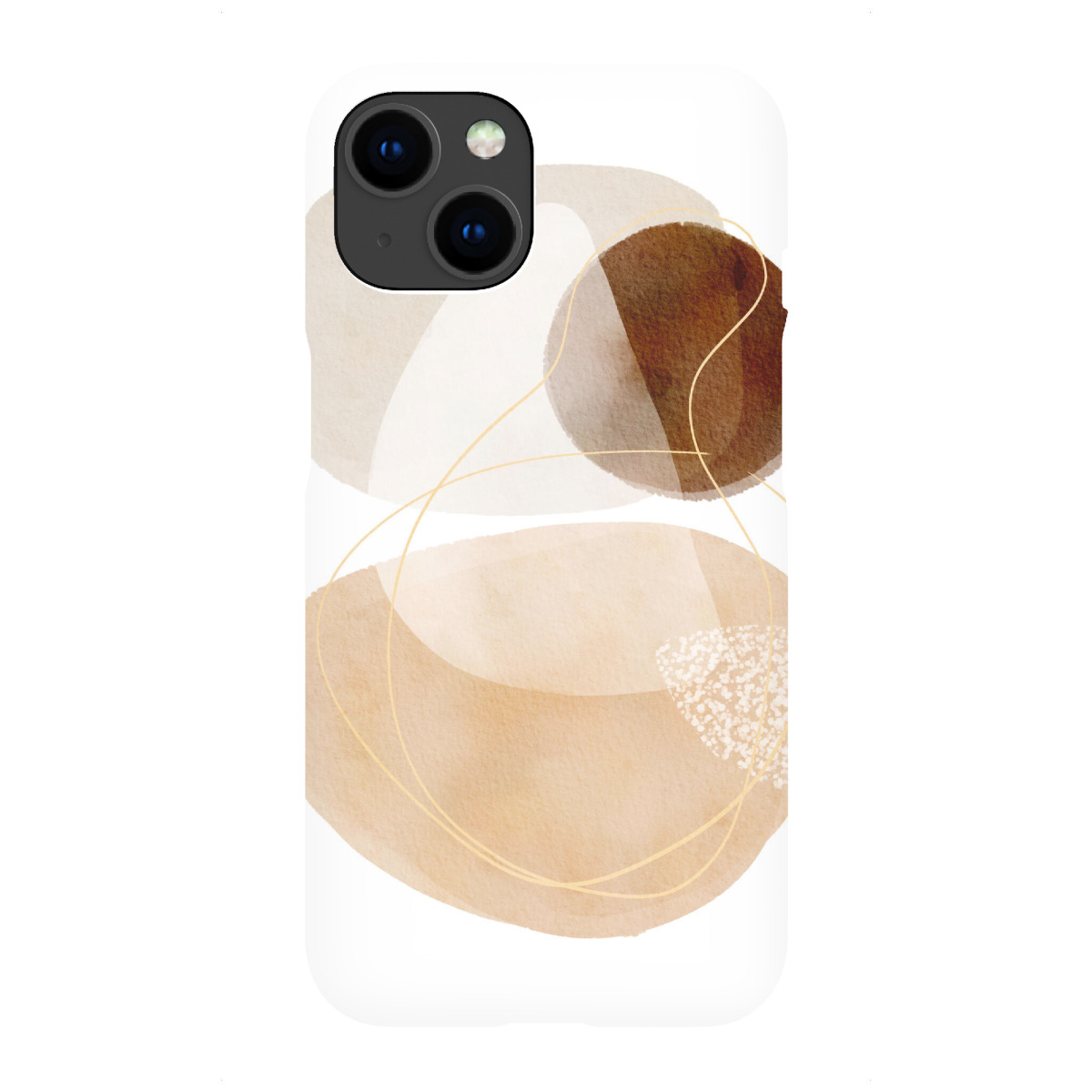 iPhone "Beige Abstract Composition" Premium-Case Handyhülle artboxONE