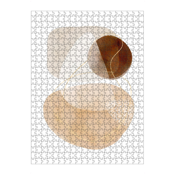artboxONE Puzzle "Beige Abstract Composition" artboxONE - Abstrakt,Geometrie - Watercolor,Abstrakt,Abstract,Geometrie,Geometry,Boho,Formen