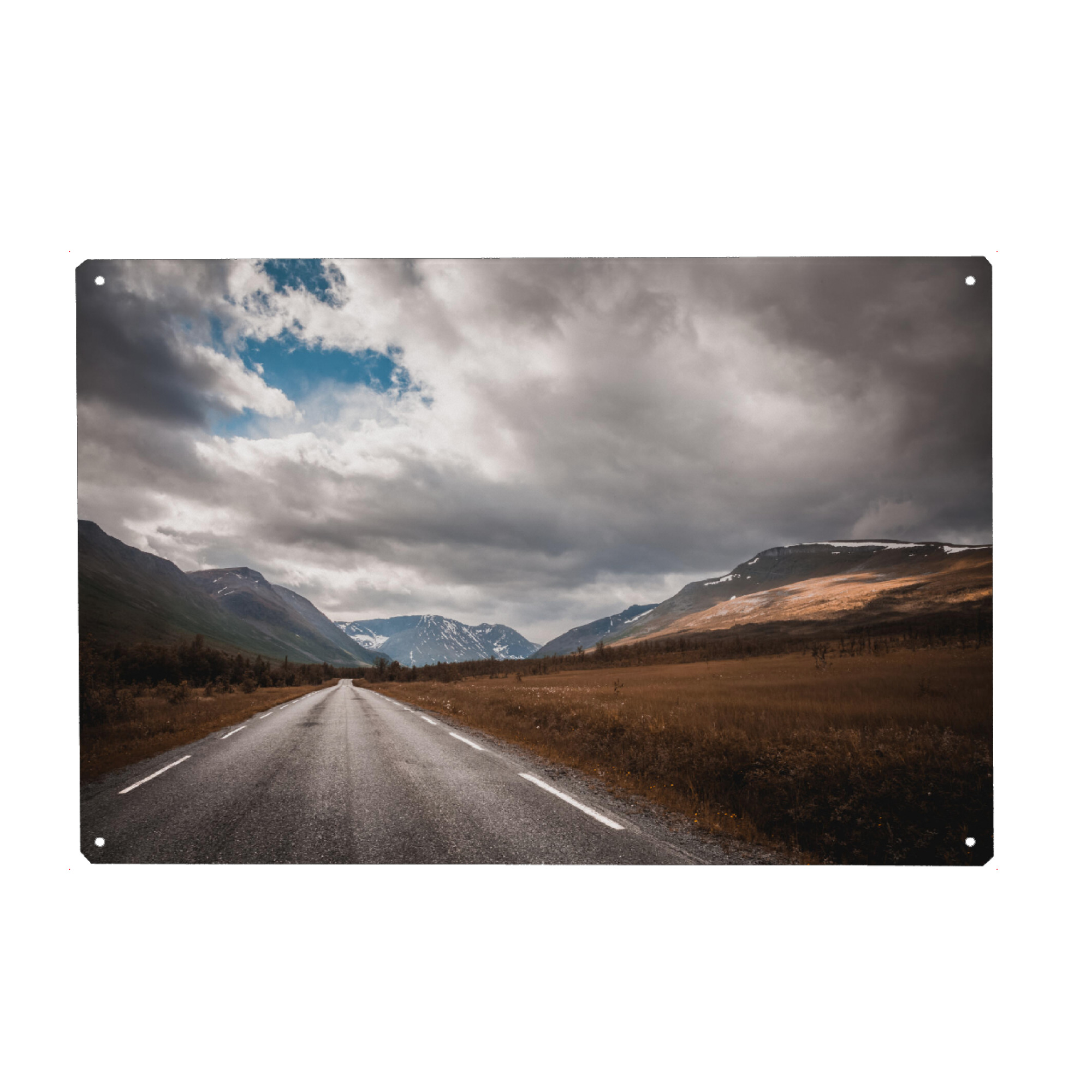 Metall Poster "Roadtrip" artboxONE - Natur