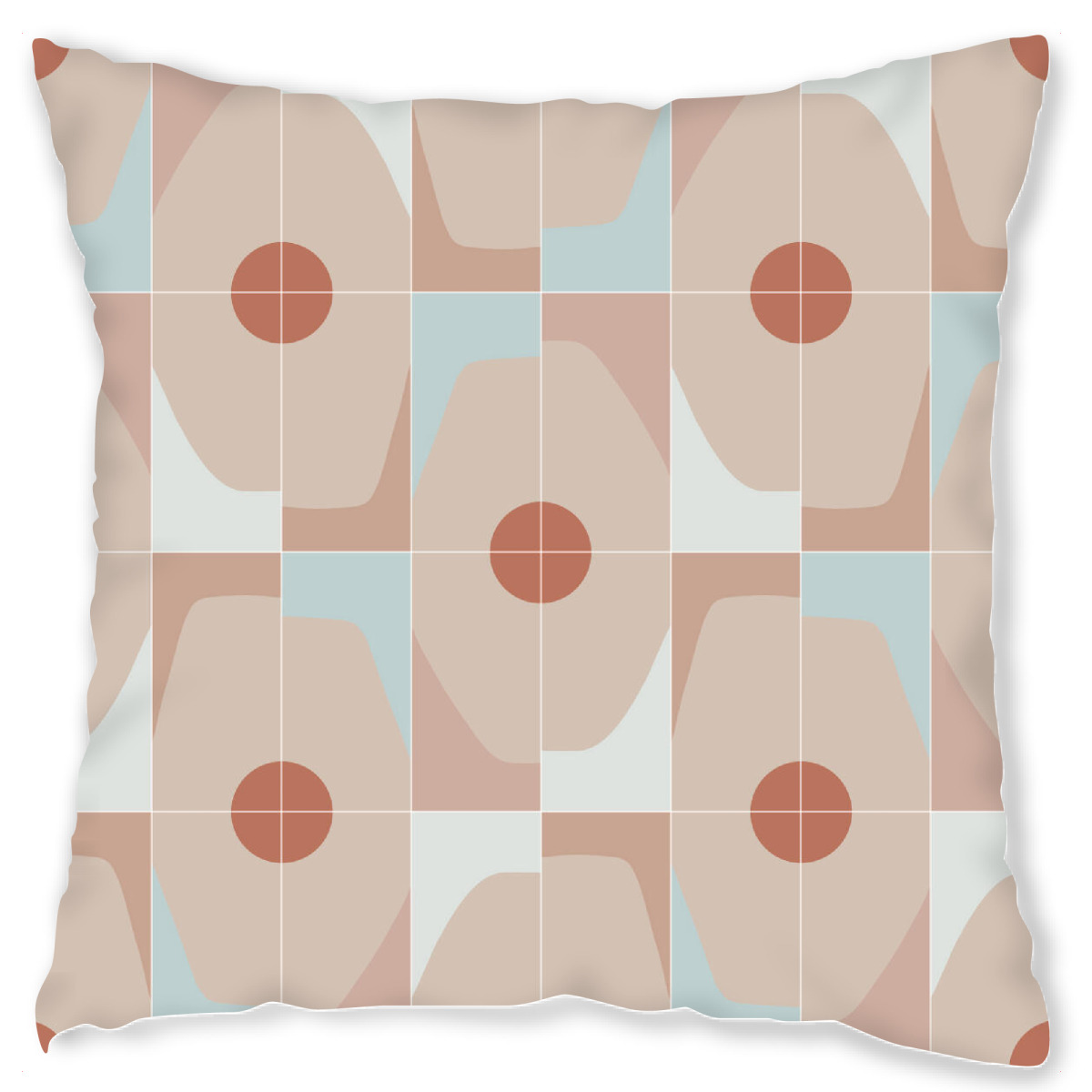 Design-Kissen "Mixed Octagon Tiles" artboxONE - Abstrakt,Geometrie - Tiles,Geometric,Soft colors,Geometrie,Geometry,Formen,Abstract,Abstrakt