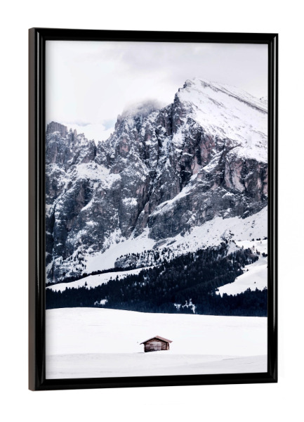 Poster mit schwarzem Rahmen "Seiser Alm im magischen Südtirol" artboxONE - Natur,Reise