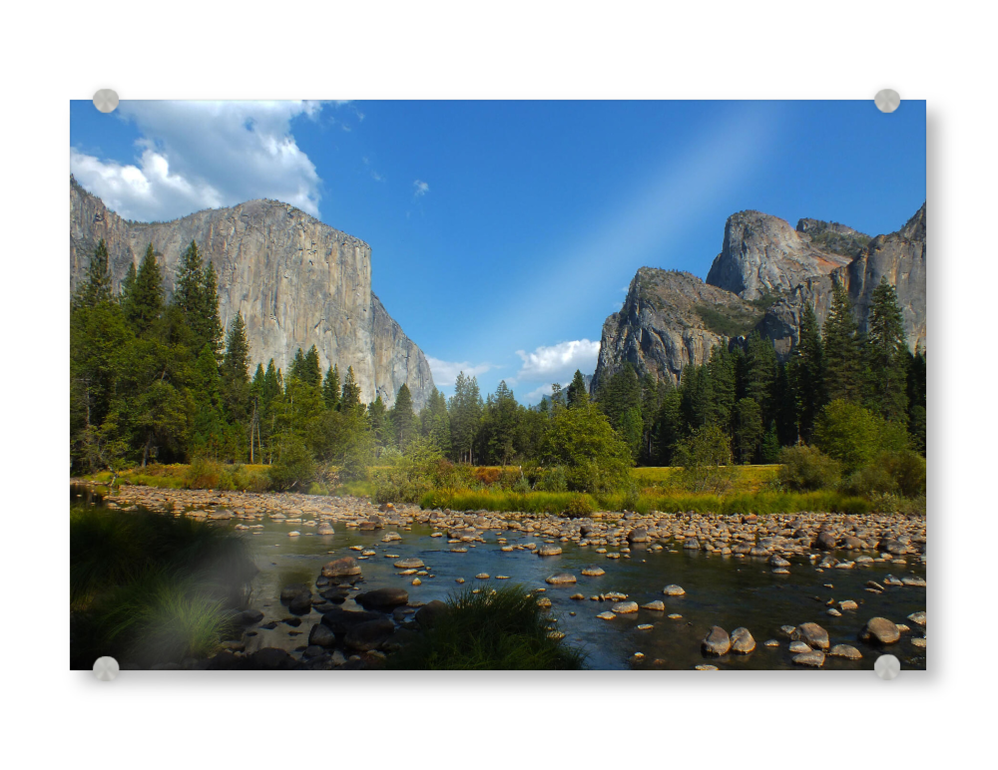 Acrylglasbild "Yosemite Valley View, California" artboxONE - Natur,Reise,Reise / Länder