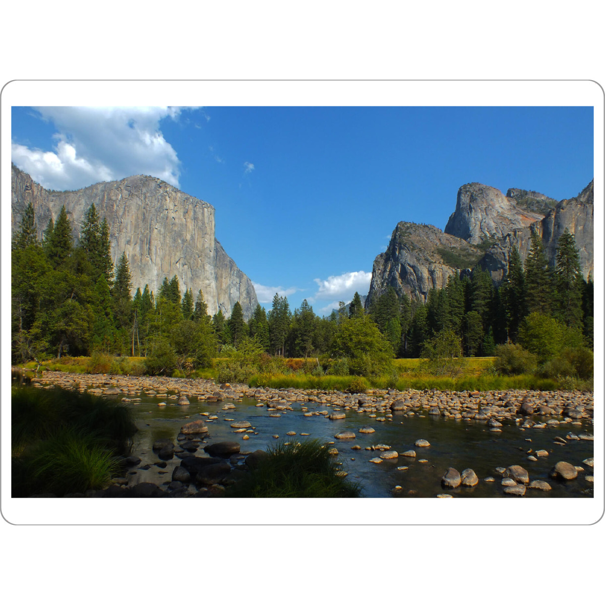 Tischset "Yosemite Valley View, California" artboxONE - Natur,Reise,Reise / Länder