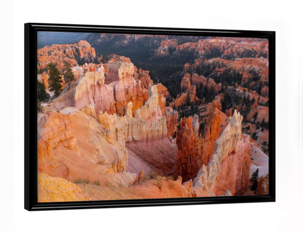 Poster mit schwarzem Rahmen "Bryce Canyon, Sunrise, Utah" artboxONE - Natur,Reise,Reise / Länder