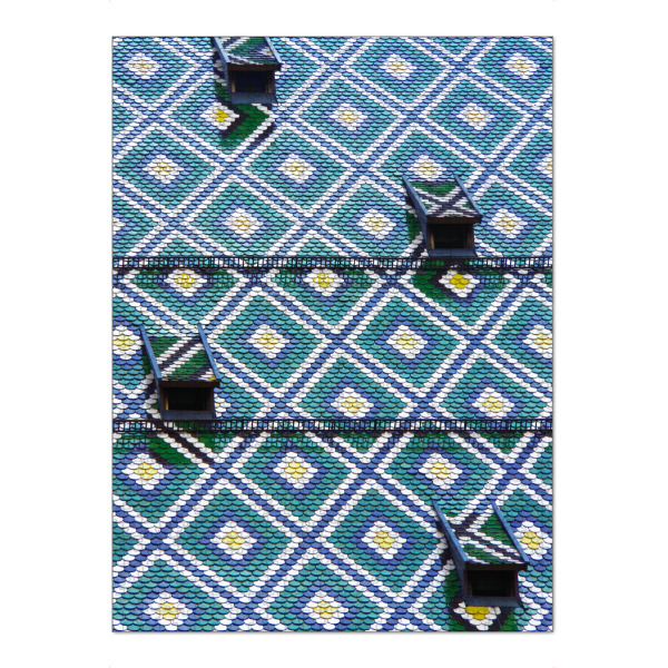 Puzzle Ravensburger "Dachmuster" artboxONE - Städte,Architektur,Geometrie
