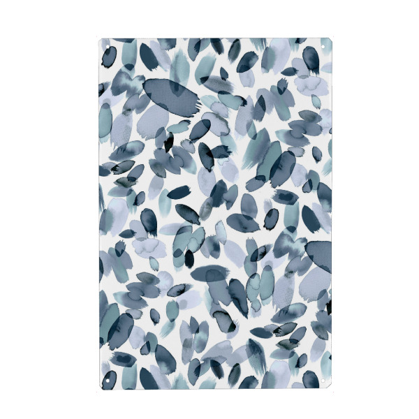 Metall Poster "Watercolor Petal Stains Gray" artboxONE - Floral,Abstrakt,Männer