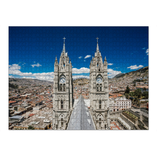 Puzzle Ravensburger "Quito - Ecuador" artboxONE - Reise,Architektur,Reise / Länder