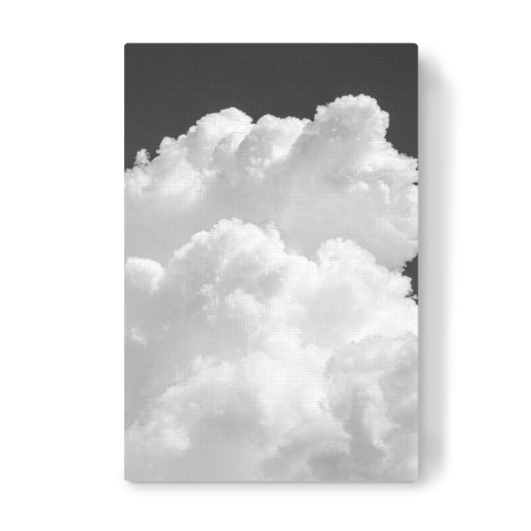 Leinwandbild "White Cloud" artboxONE - Natur,Schwarzweiß - Photography,Nature,Sky,Cloud,Natur,Wolken,Himmel,Schwarzweiß,Blackandwhite
