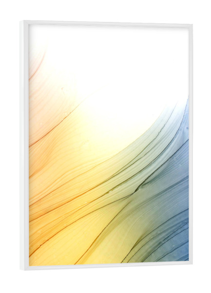 Poster mit weißem Rahmen "Beautiful Feeling" artboxONE - Abstrakt