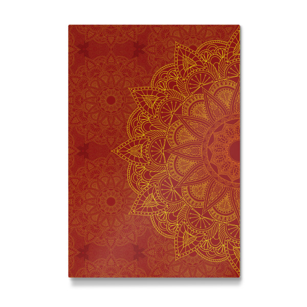 Galerie-Print "Mandala Red & Gold" 30x20 cm artboxONE