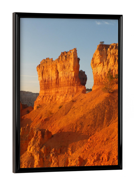 Poster mit schwarzem Rahmen "Bryce Canyon Sunrise, Utah" artboxONE - Natur,Reise,Reise / Länder