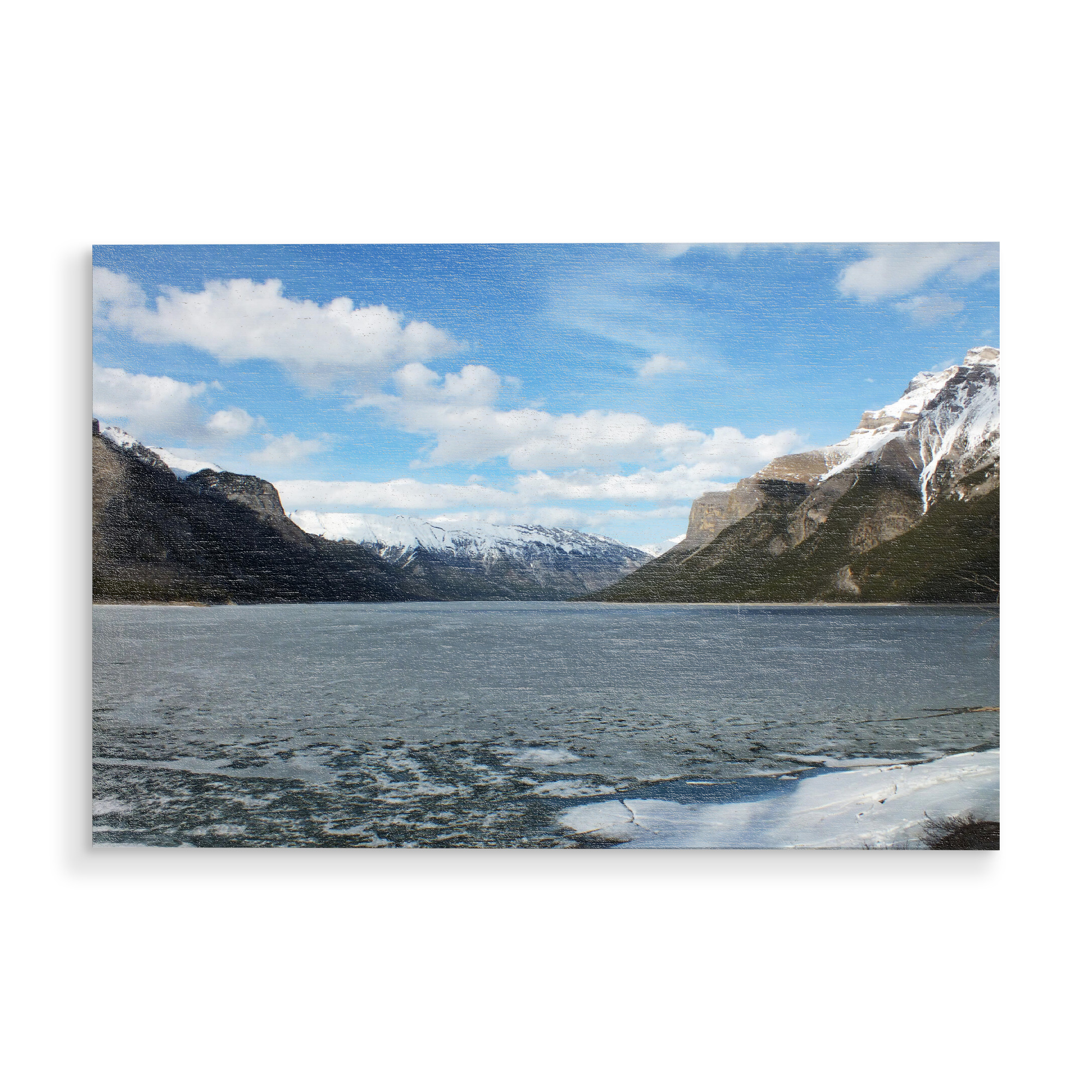 Holzbild "Banff Lake Minnewanka" artboxONE - Natur,Reise,Reise / Länder