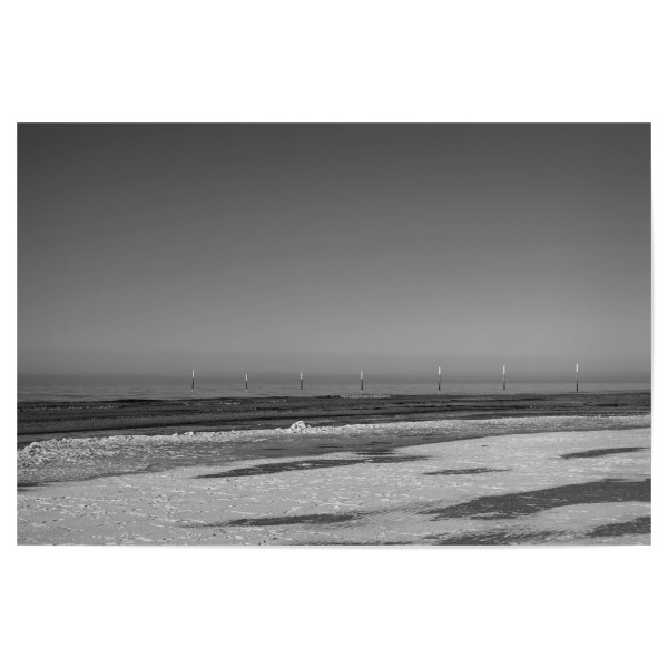 Poster 30x20 cm "Snow&Sand" artboxONE - Natur,Schwarzweiß