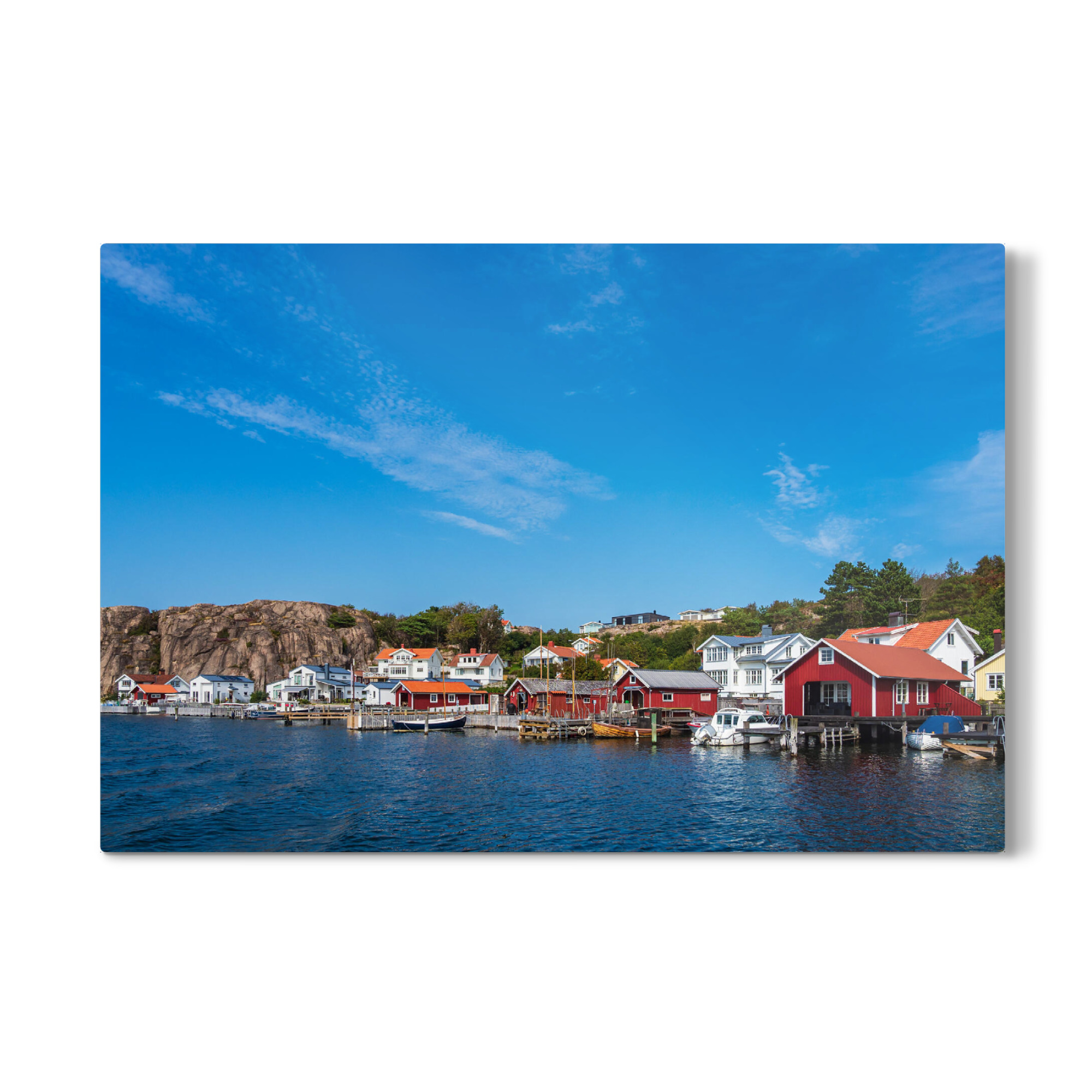 Galerie-Print "Bootshäuser in Schweden" 30x20 cm artboxONE
