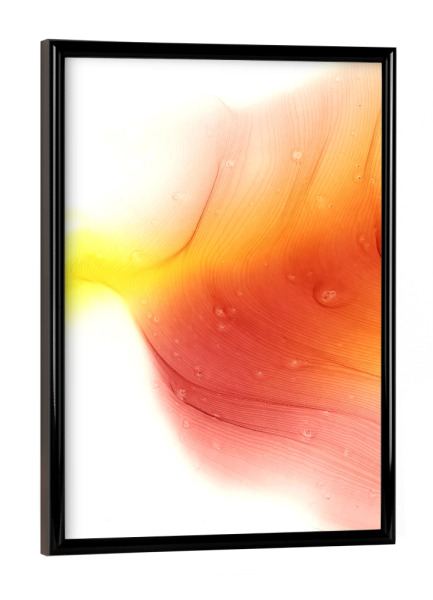 Poster mit schwarzem Rahmen "Warm Day" artboxONE - Abstrakt