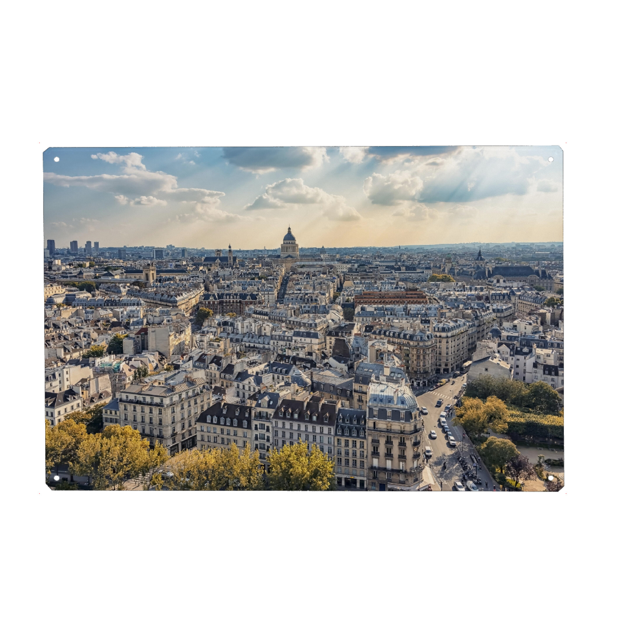 Holzbild "From Paris with love" artboxONE - Städte,Reise,Architektur,Städte / Paris,Reise / Länder