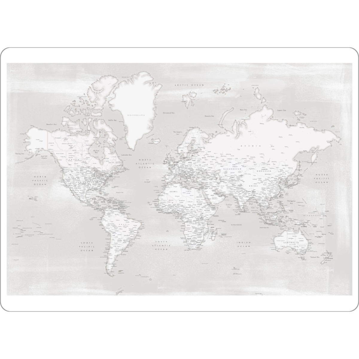Tischset "Distressed world map Maeli Neutral" artboxONE - Reise,Kartografie