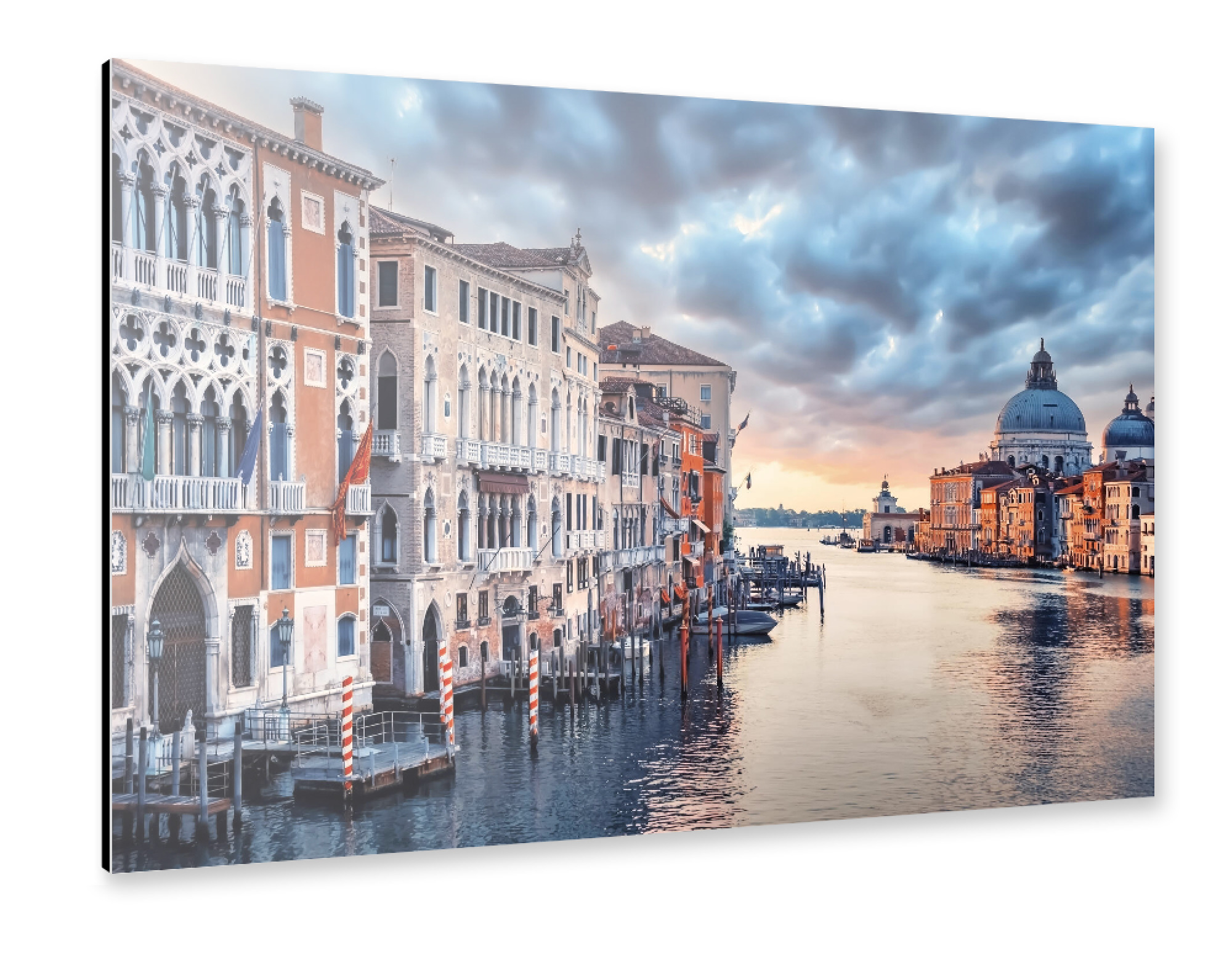 Alu-Dibond "Follow the light" 75x50 cm artboxONE