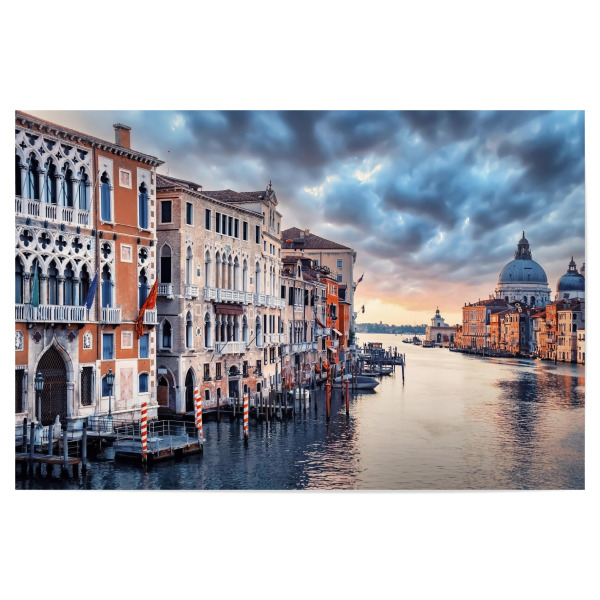 Poster 30x20 cm "Follow the light" artboxONE - Städte,Reise,Architektur,Städte / Venedig,Reise / Länder