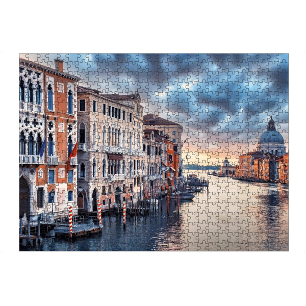 Puzzle Ravensburger "Follow the light" artboxONE - Städte,Reise,Architektur,Städte / Venedig,Reise / Länder