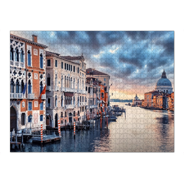 Puzzle Ravensburger "Follow the light" artboxONE - Städte,Reise,Architektur,Städte / Venedig,Reise / Länder