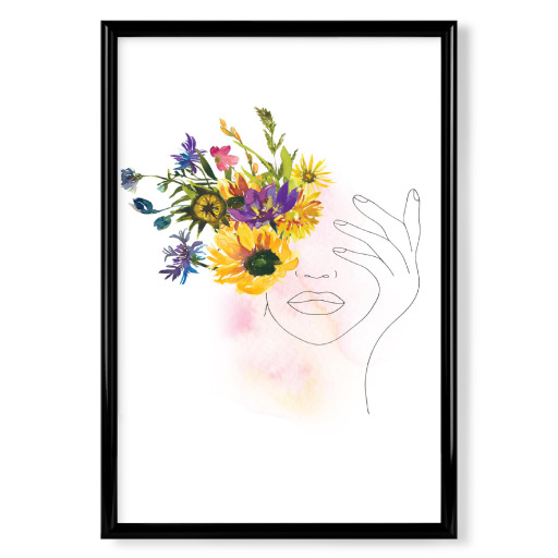 Girl with Flowers