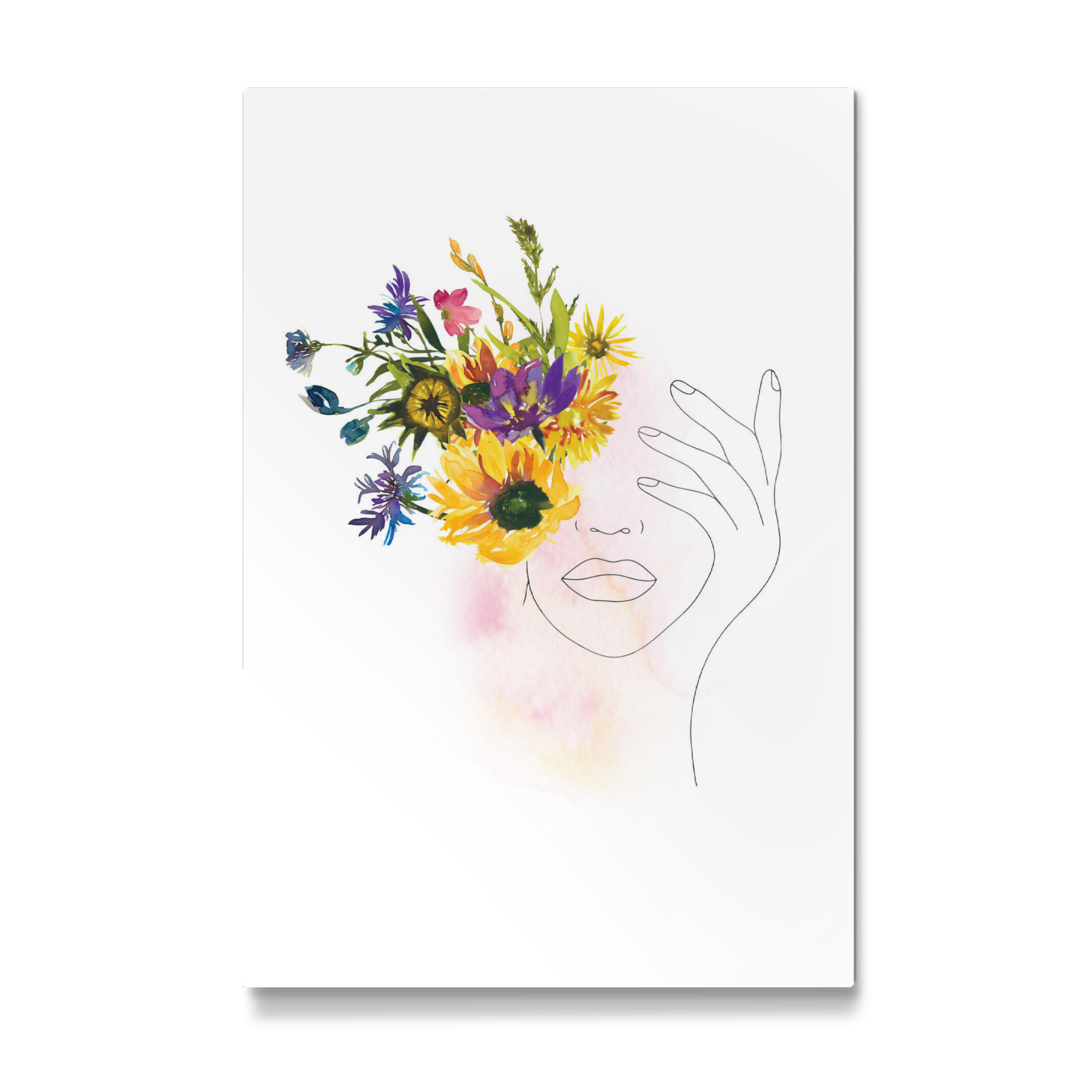 Galerie-Print "Girl with Flowers" 30x20 cm artboxONE