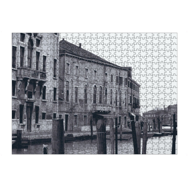 artboxONE Puzzle "Murano Black and White" artboxONE - Reise,Schwarzweiß,Architektur,Städte / Venedig