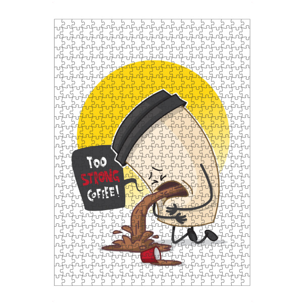 artboxONE Puzzle "To strong Coffee" artboxONE - Essen & Trinken,Comic,Streetart,Lustig