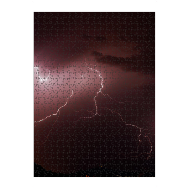 Puzzle Ravensburger "Purple lighning" artboxONE - Natur