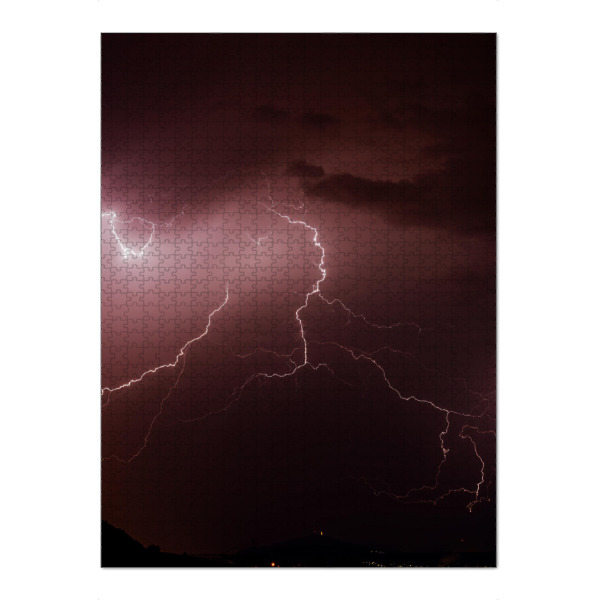 Puzzle Ravensburger "Purple lighning" artboxONE - Natur