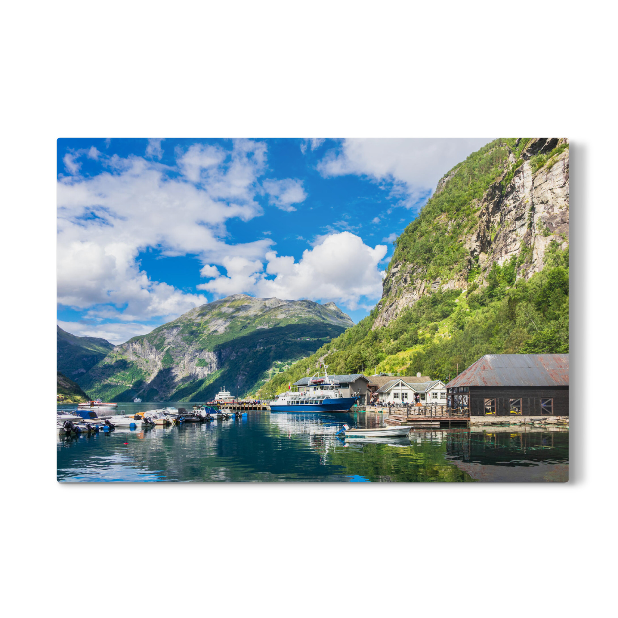Galerie-Print "Geiranger in Norwegen" 75x50 cm artboxONE