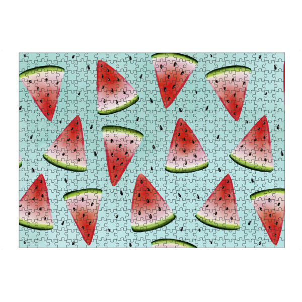 artboxONE Puzzle "Wassermelonen Muster" artboxONE - Essen & Trinken / Obst & Gemüse