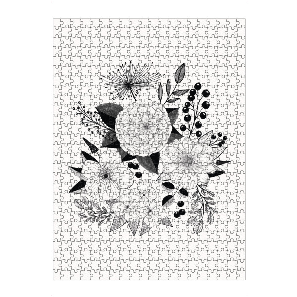 Puzzle Ravensburger "Blumen: moderner Line-Art Stil" artboxONE - Natur,Floral