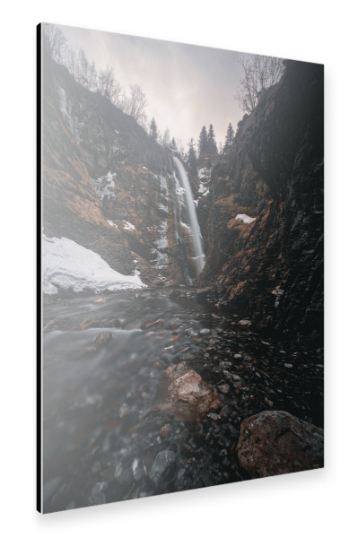 Alu-Dibond "The Waterfall" 30x20 cm artboxONE
